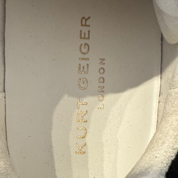 Kurt Geiger White Sneakers with Black Detail. Worn only a couple of times. - Picture 4 of 7